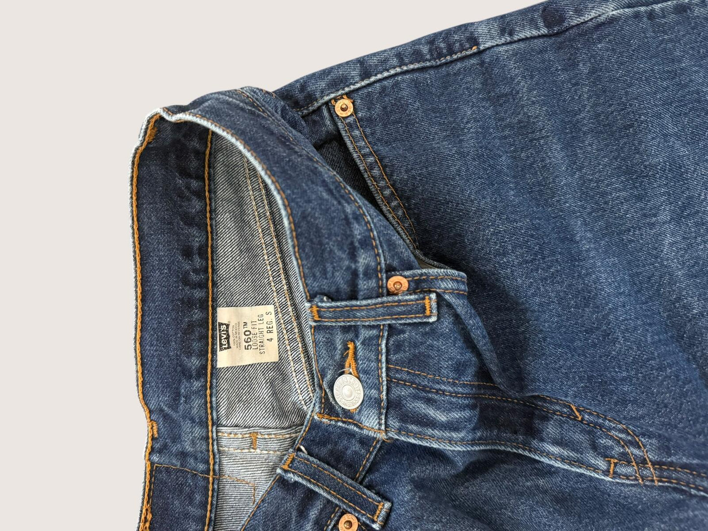 BUNDLE: vintage Levi’s 560’s, Madewell vest, and Stradivarius denim overshirt.