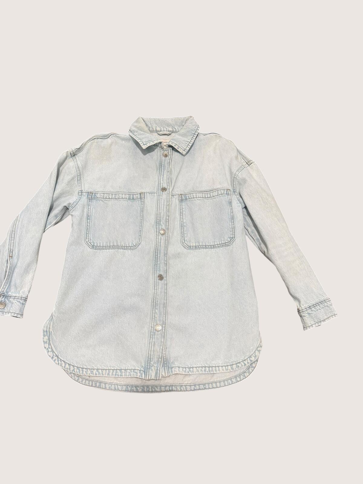 Stradivarius, WEAR WHAT YOU LOVE, denim overshirt