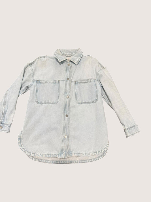 Stradivarius, WEAR WHAT YOU LOVE, denim overshirt