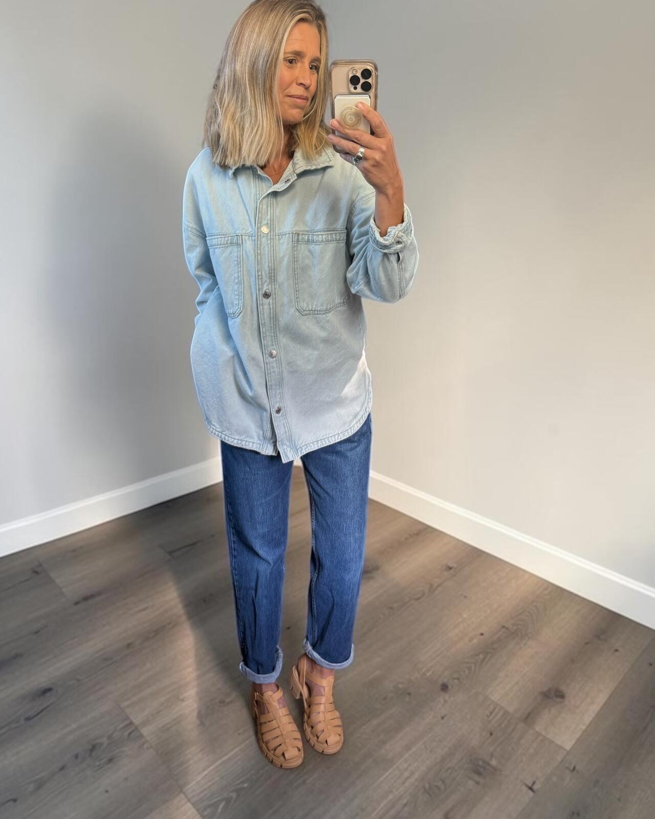 Stradivarius, WEAR WHAT YOU LOVE, denim overshirt